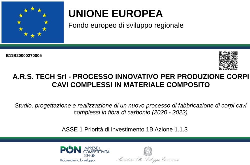 Soluzioni all'avanguardia e sostenibilità ambientale | “Processo Innovativo per produzione corpi cavi complessi” | ARS TECH